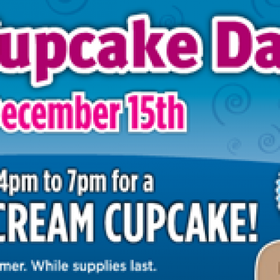 Free Ice Cream Cupcakes at Marble Slab
