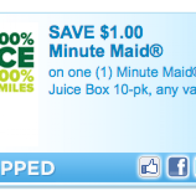 Save $1.00 on Minute Maid