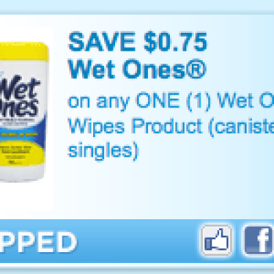 Wet Ones Coupon