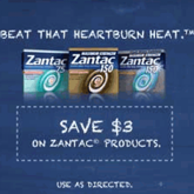 Save $3.00 on Zantac