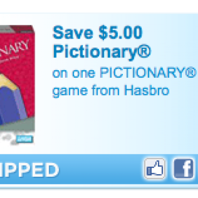 Pictionary Hasbro Game Coupon