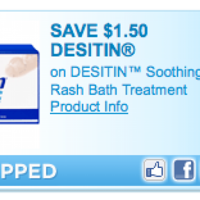 High Value Desitin Coupon