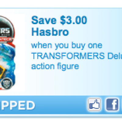 Transformer Action Figure Coupon