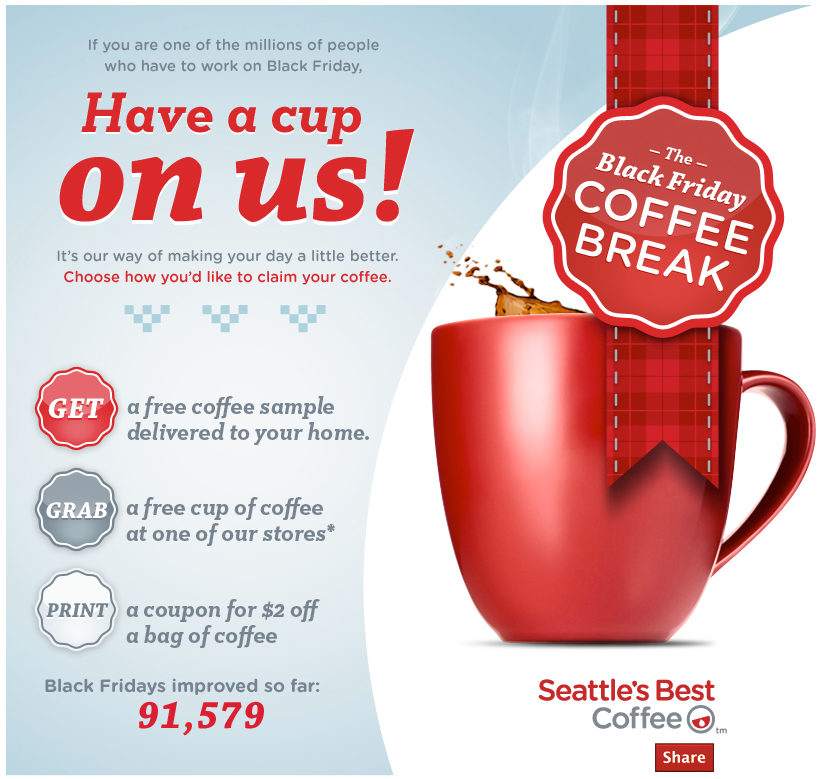 Free Sample of Seattle's Best Coffee & Coupon - Oh Yes It's Free