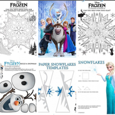 frozen printable games