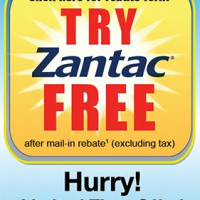 Free Zantac After Rebate