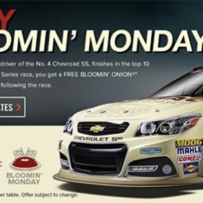 Outback Bloomin' Monday: Free Bloomin' Onion
