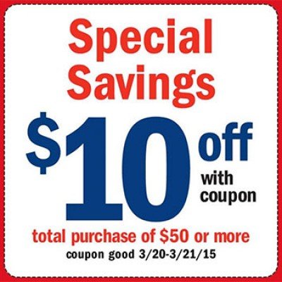 Meijer: $10 Off $50