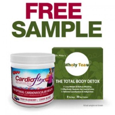 Free CardioFlex or Wholy Tea Samples