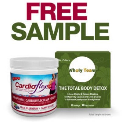Free CardioFlex Q10 or Wholy Tea Samples