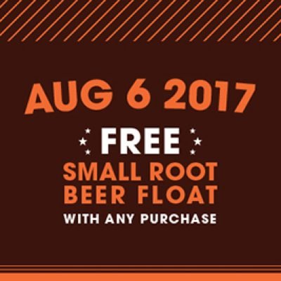 A&W: Free Small Root Beer Float W/ Purchase - Today Only