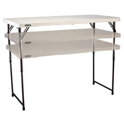 Lifetime 4' Adjustable Table Just $26.90 (Reg $47)