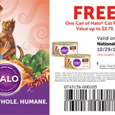 Free Halo Cat Food - 10/29