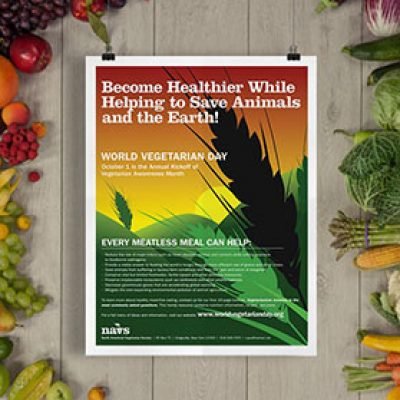 Free Vegetarian Day Poster