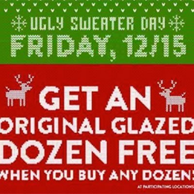 Krispy Kreme: BOGO Free Dozen - Dec 15th