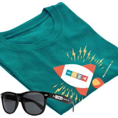 Free Iowa T-Shirt & Shades