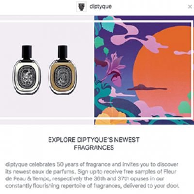 Free Diptyque Fragrance Samples