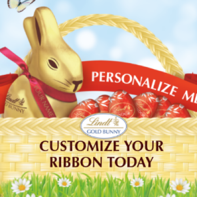 Lindt: Free Custom Ribbon