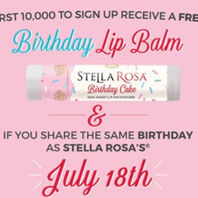 Free Stella Rosa Lip Balm - First 10,000