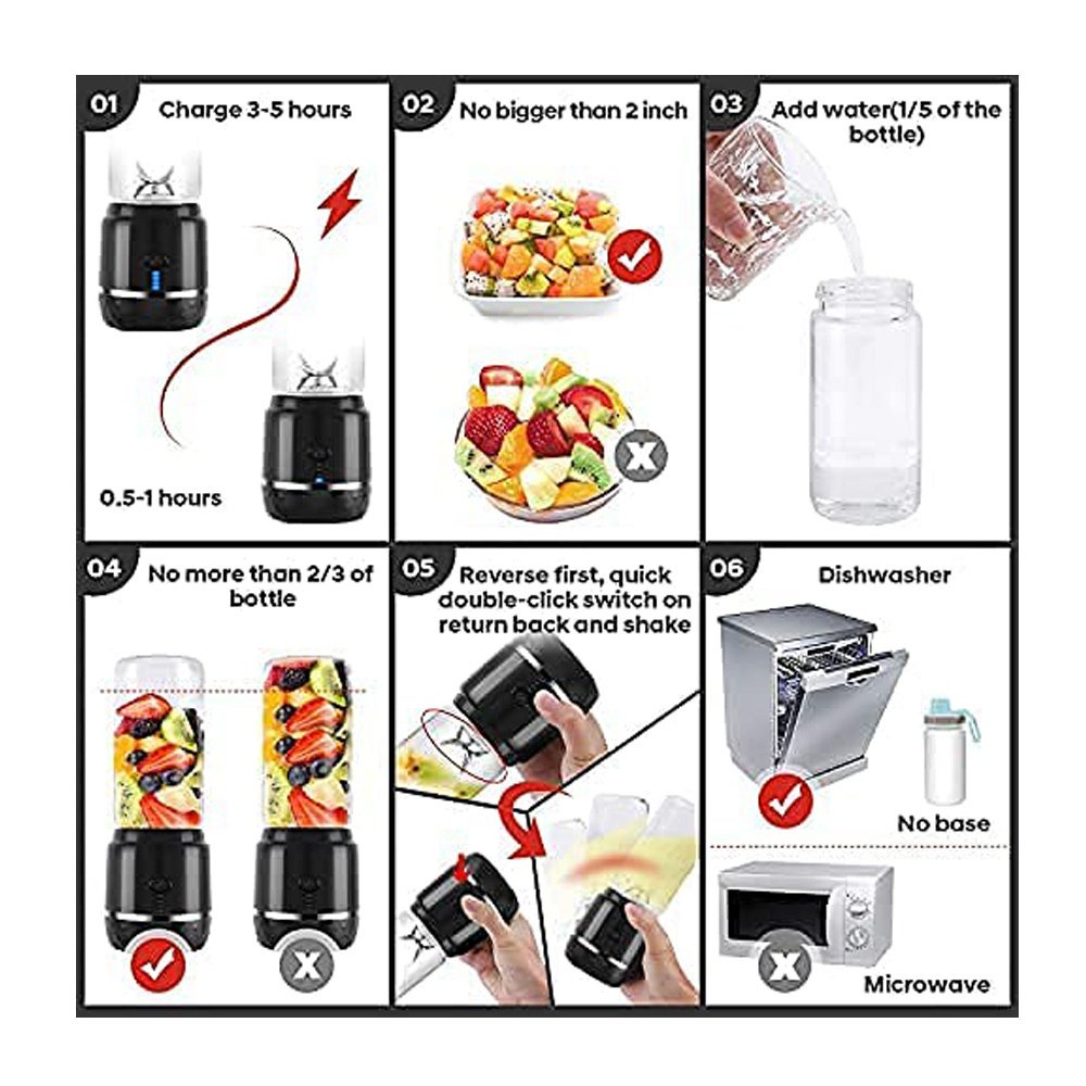 Enjoy Fresh and Nutritious Drinks On the Go with the Fruit Juicer Blender