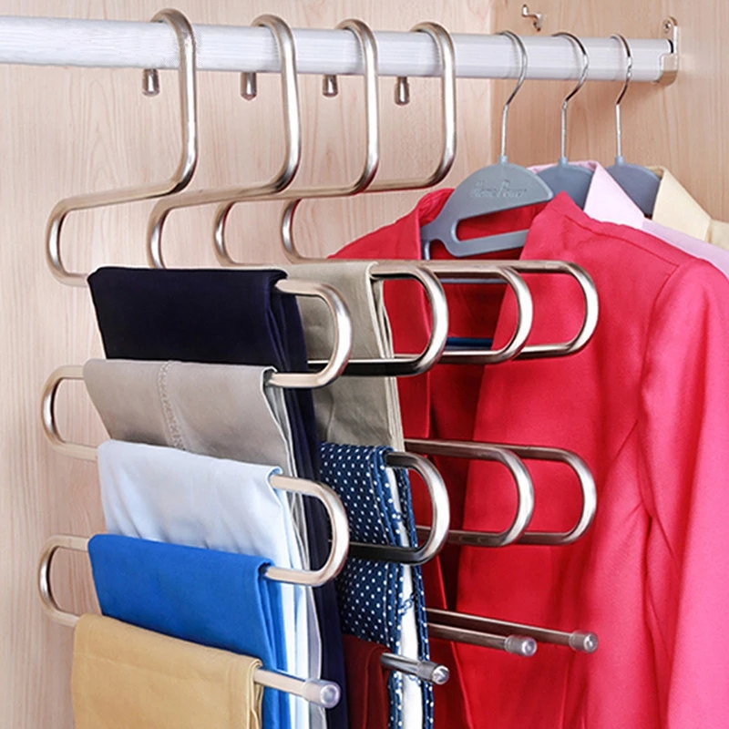 Multilayer Stainless Steel Clothes Hangers at a Discount on Aliexpress