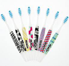 reach toothbrushes