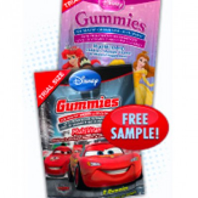Disney Character Gummys Free Sample