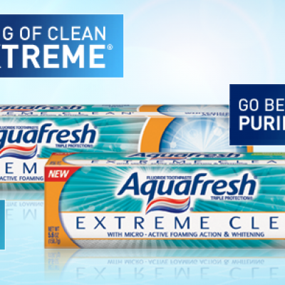Free Sample Aquafresh Extreme Clean