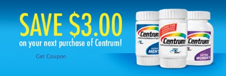 centrum vitamins coupon offer