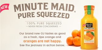 minute maid pure squeezed