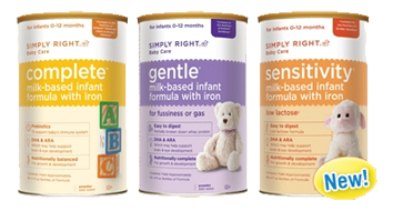simply right baby formula
