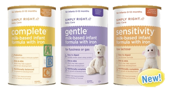 simply right baby formula