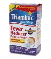 triaminic fever reducer box