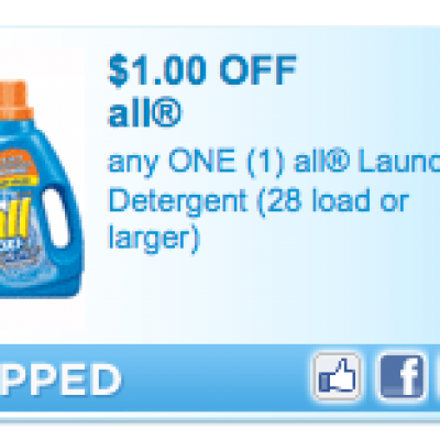 "New Today" all Laundry Detergent Coupn
