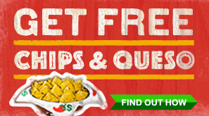 Get free chips and queso