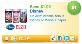 disney/marvel shaped vitamin coupon
