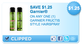 garnier hair spray
