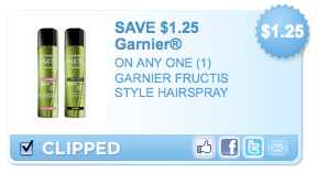 garnier hair spray