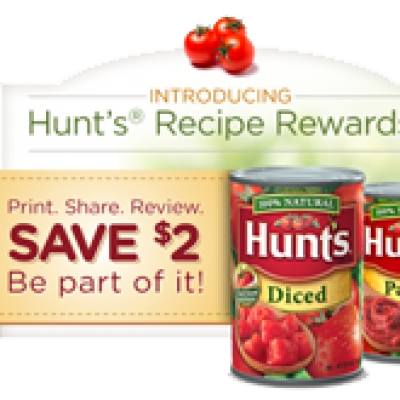 Save $2.00 on Hunts Canned Tomatoes