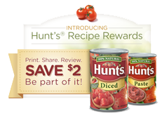 hunts canned tomatoes