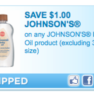 Johnson's Baby Oil Product Coupon