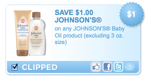 johnson baby oil