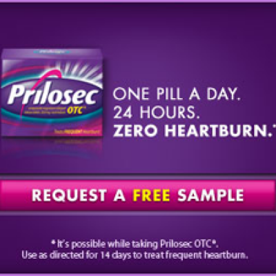 Get Heartburn Relief With Free Sample of Prilosec