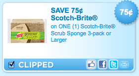 scotch-brite scrub sponge coupon