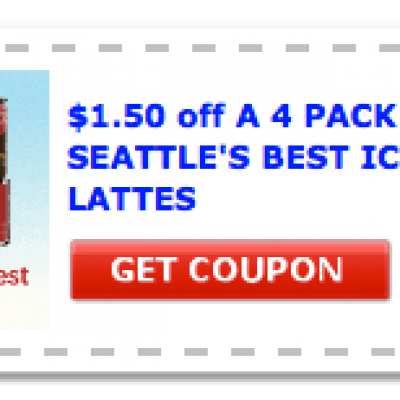 Save $1.50 on 4 pk Seattles Best Lattes