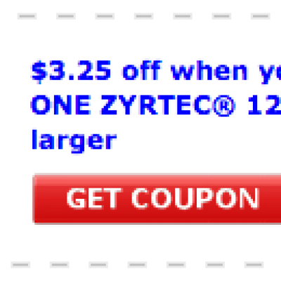 Save $3.25 on Zyrtec