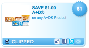 A+D Ointment Coupon