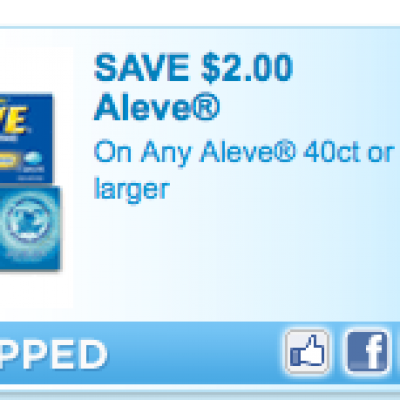 High Value Aleve Coupon