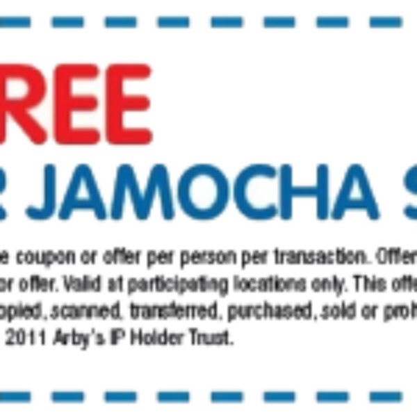 Free Mr. Jamocha Shake at Arby's