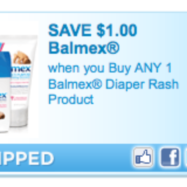 Balmex Diaper Rash Coupon